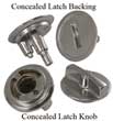 latch cover and knob