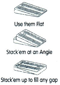 Wobble Stoppers Fix anything that wobbles!